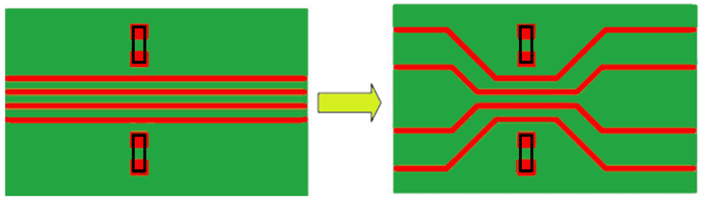 Minimizing crosstalk