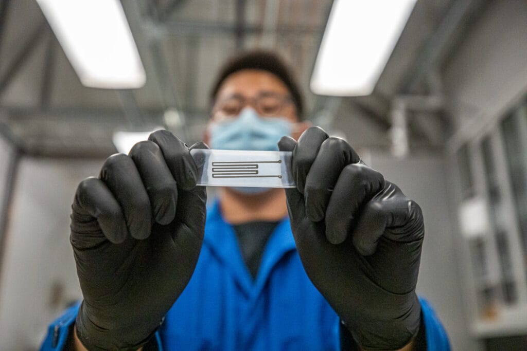 Developed a biodegradable printed circuit.