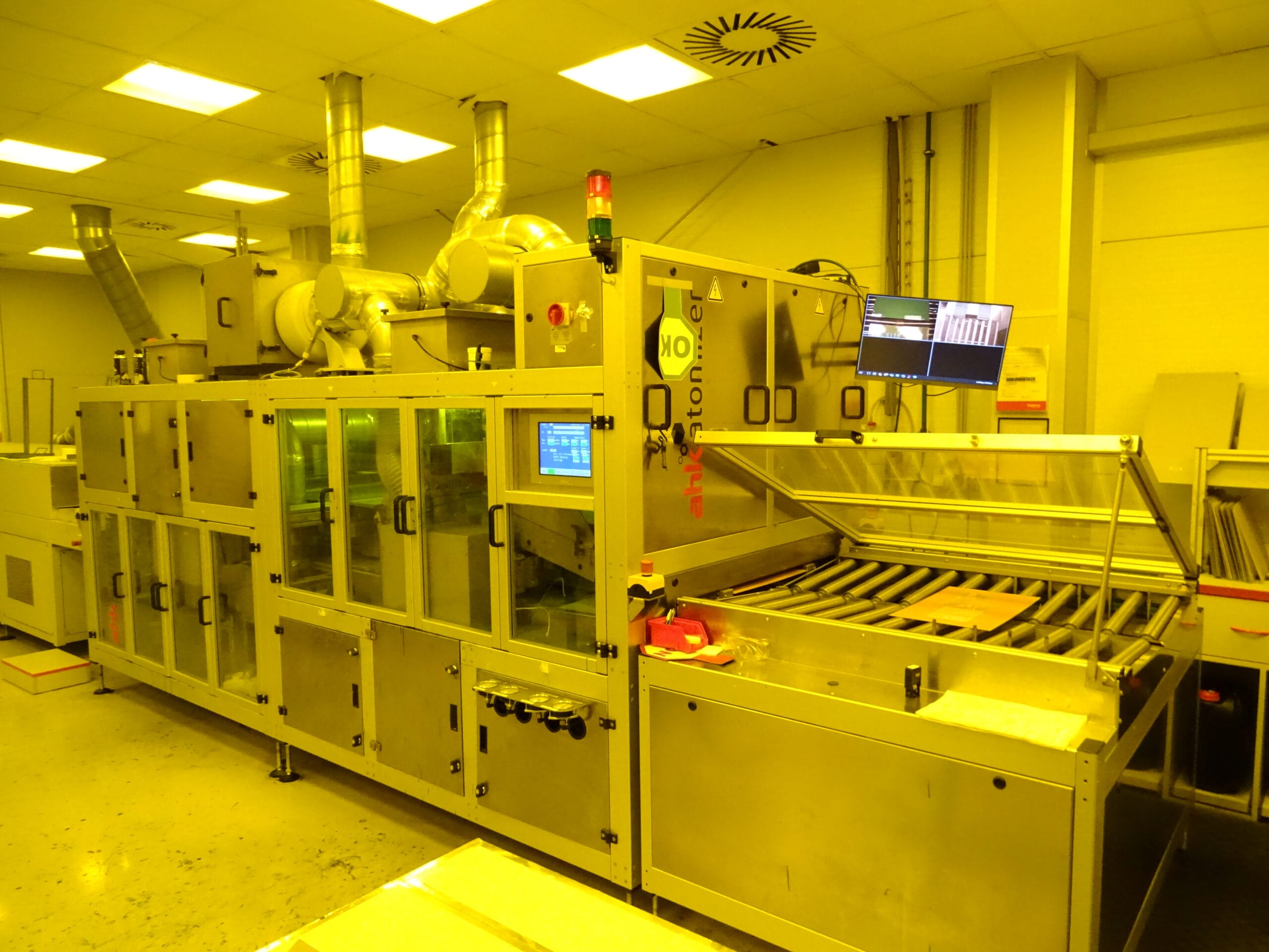 Fotocesta  Gatema PCB nanášení nepájivé masky