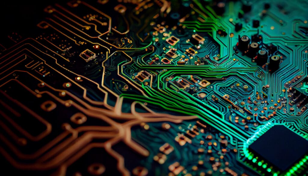 technology-intricate-details-laid-PCB-electronics-industry