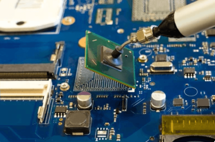 Installation of surface connections BGA